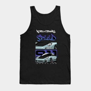 Porche 911 GT3 RS Car Tank Top